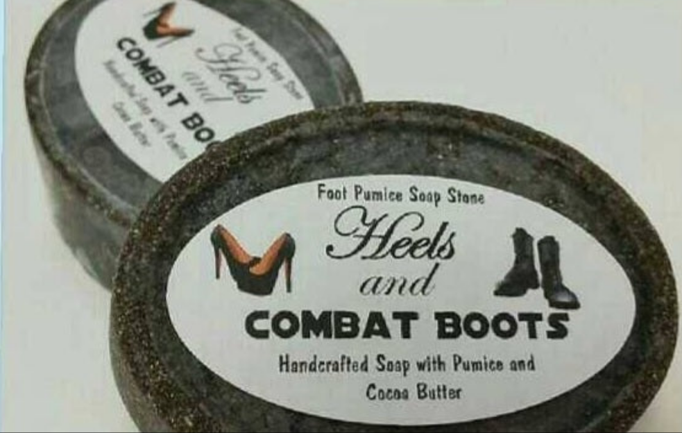 Heels and Combat Boots Pumice Foot Soap