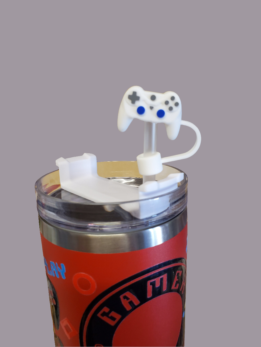 40 0z stainless steel double walled tumbler Gamer Red
