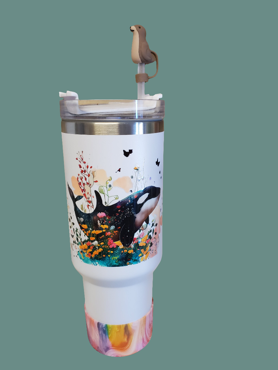 40 0z stainless steel double walled tumbler Orca