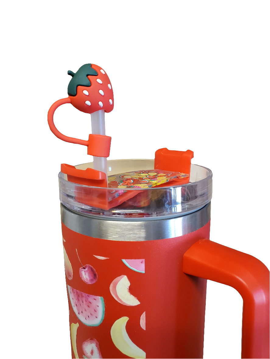 40 oz. Stainless steel double walled tumbler Sangria