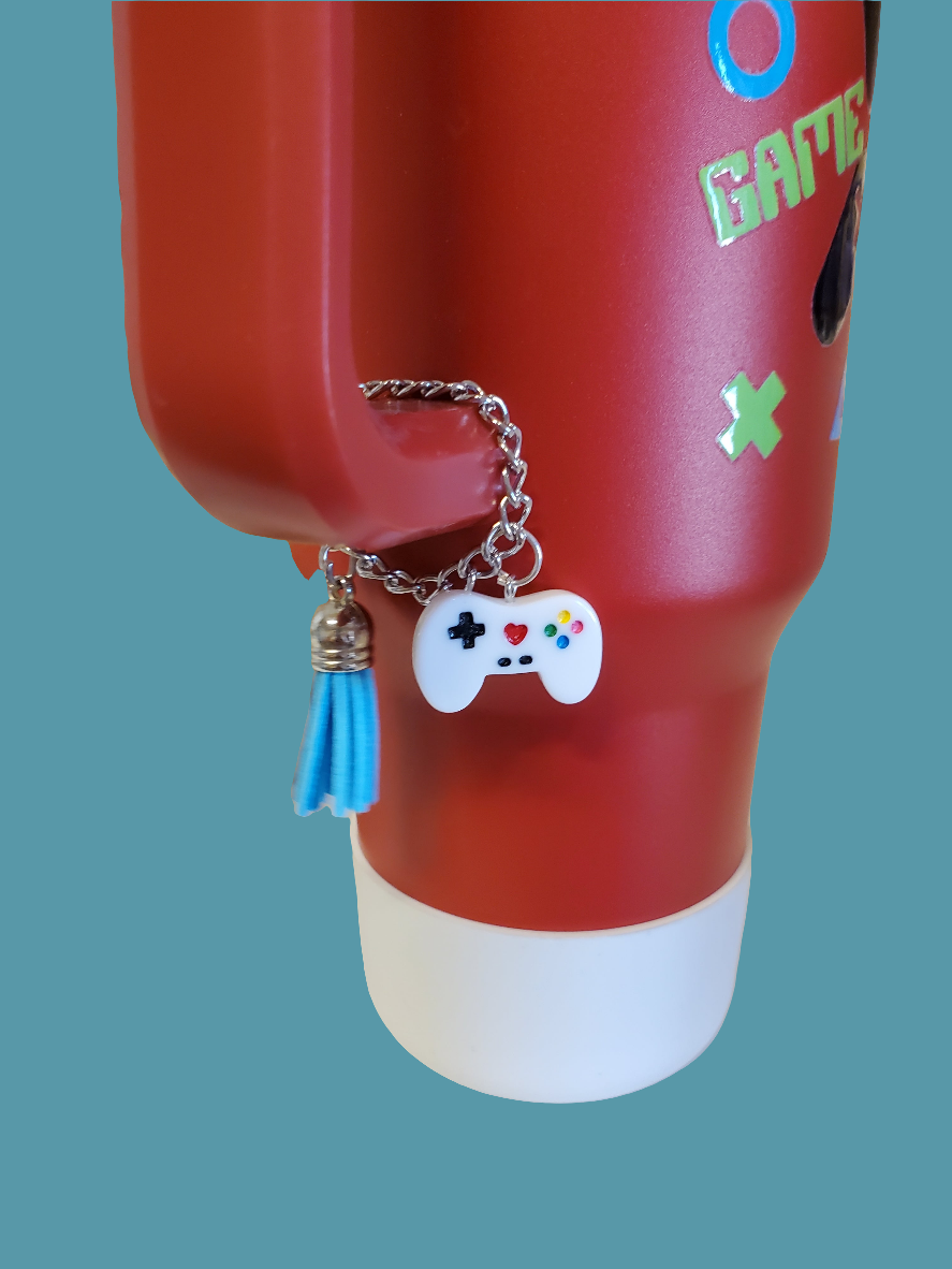40 0z stainless steel double walled tumbler Gamer Red