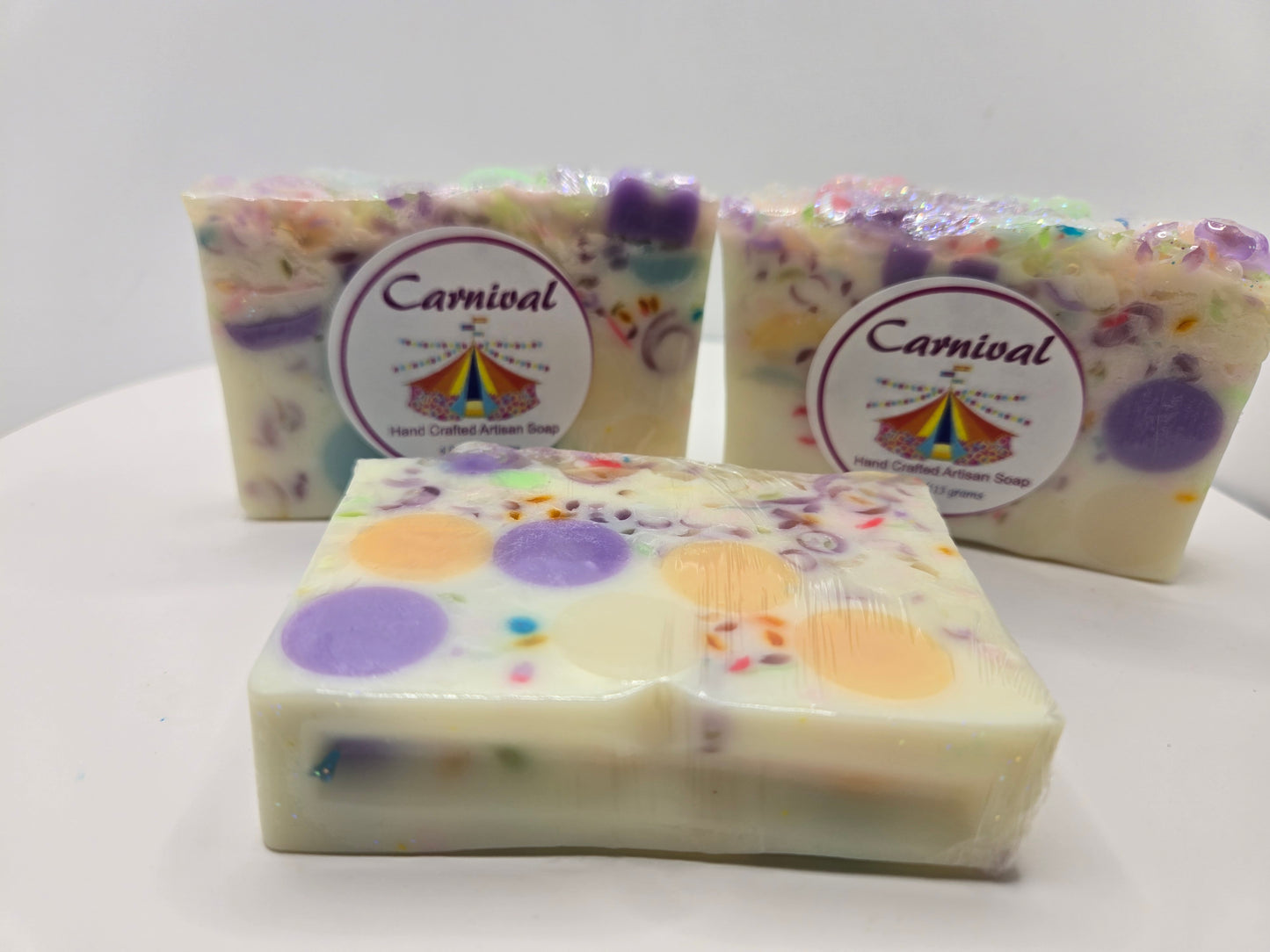 Carnival bar of glycerin soap