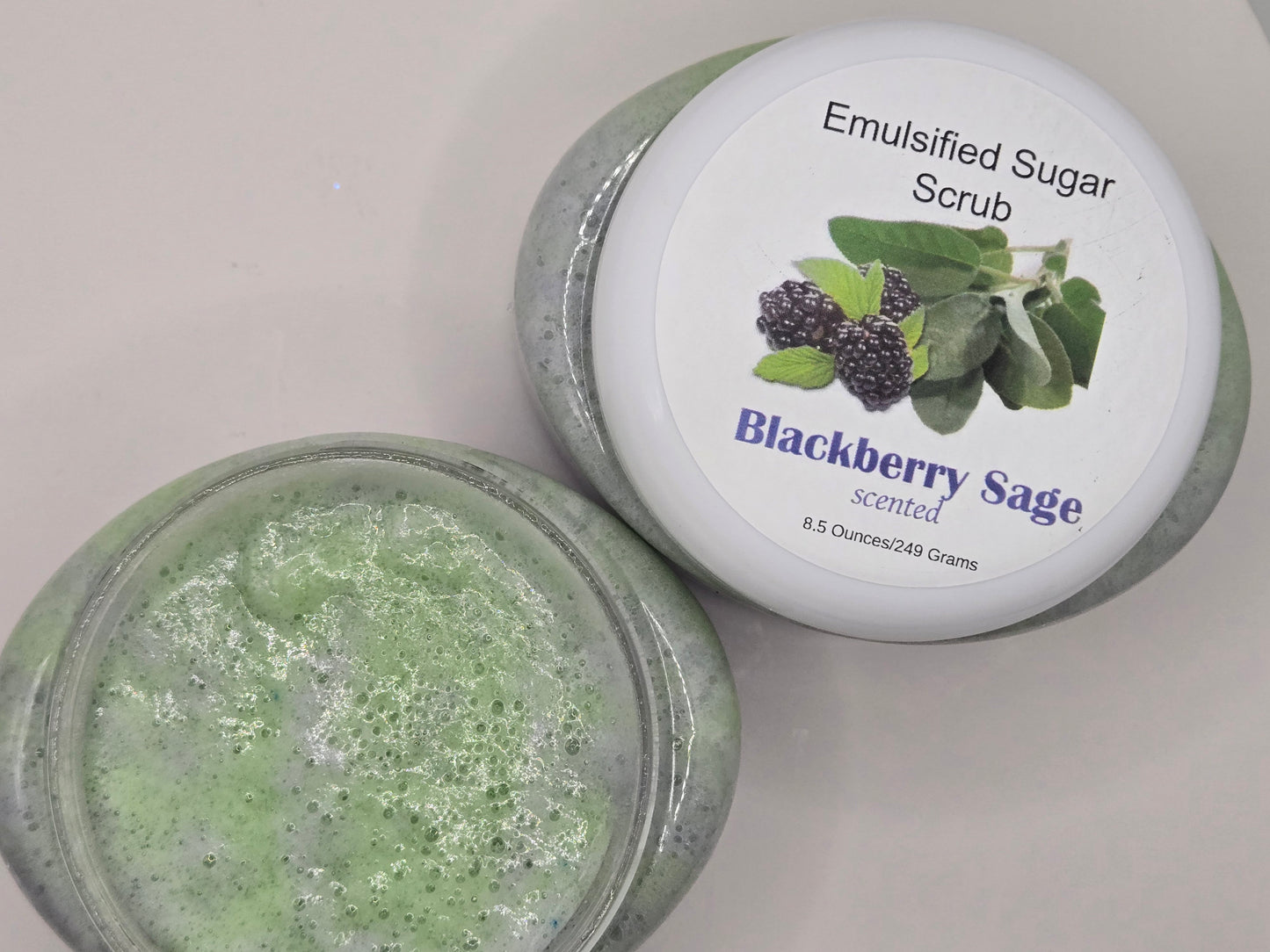 Blackberry Sage Emulsified Sugar Scrub