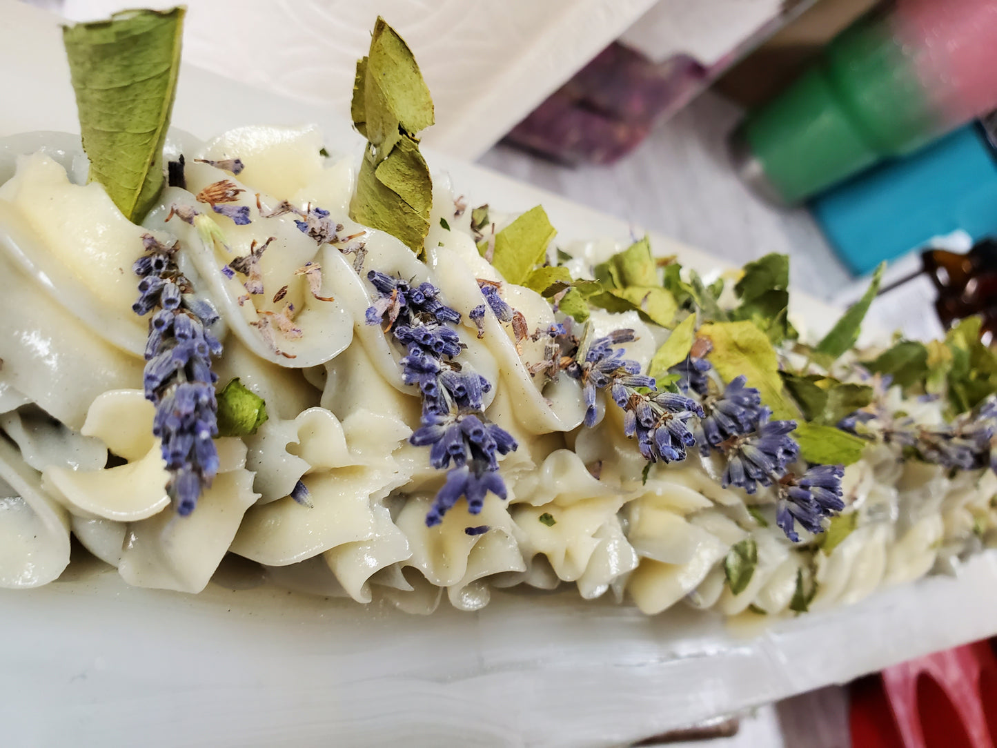 Goats Milk Lavender Cold Process bar of soap