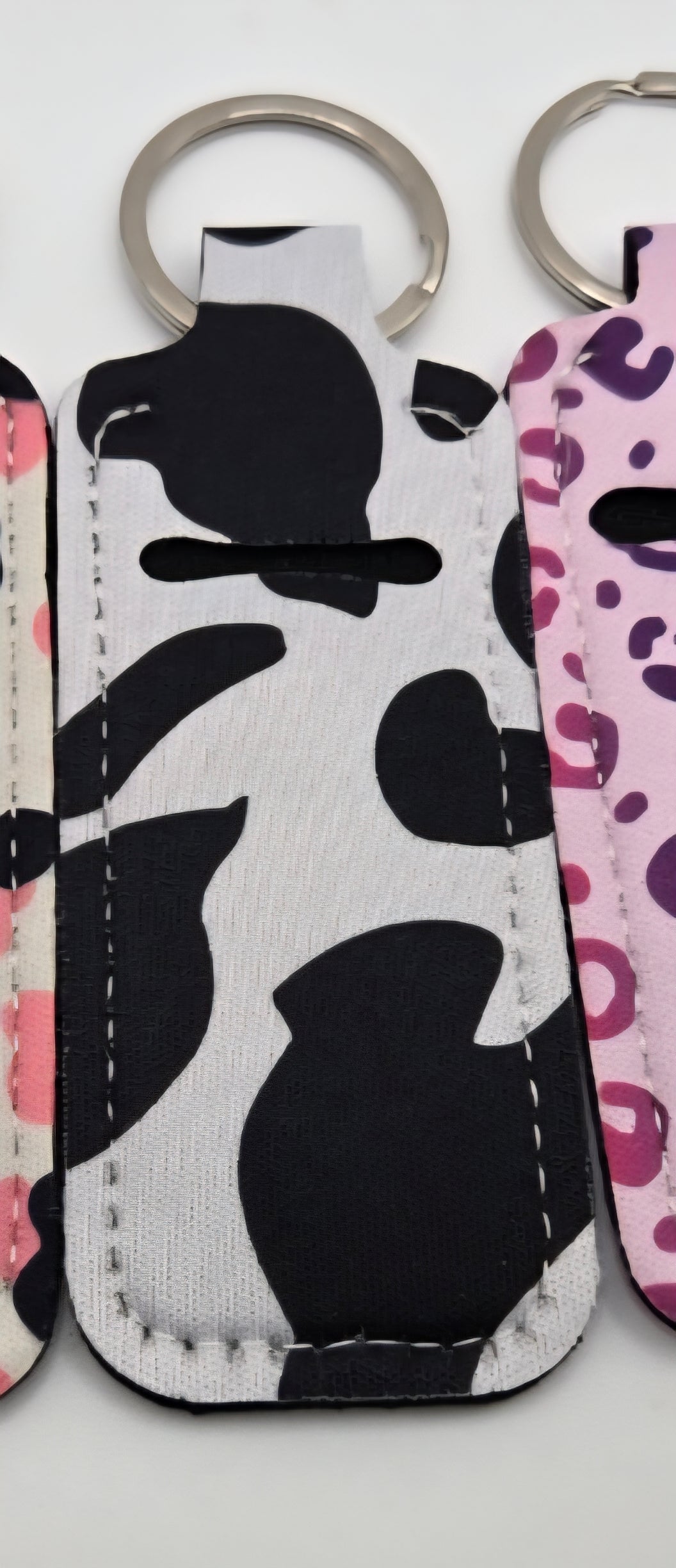 Neoprene Lip Balm Holder Animal Prints