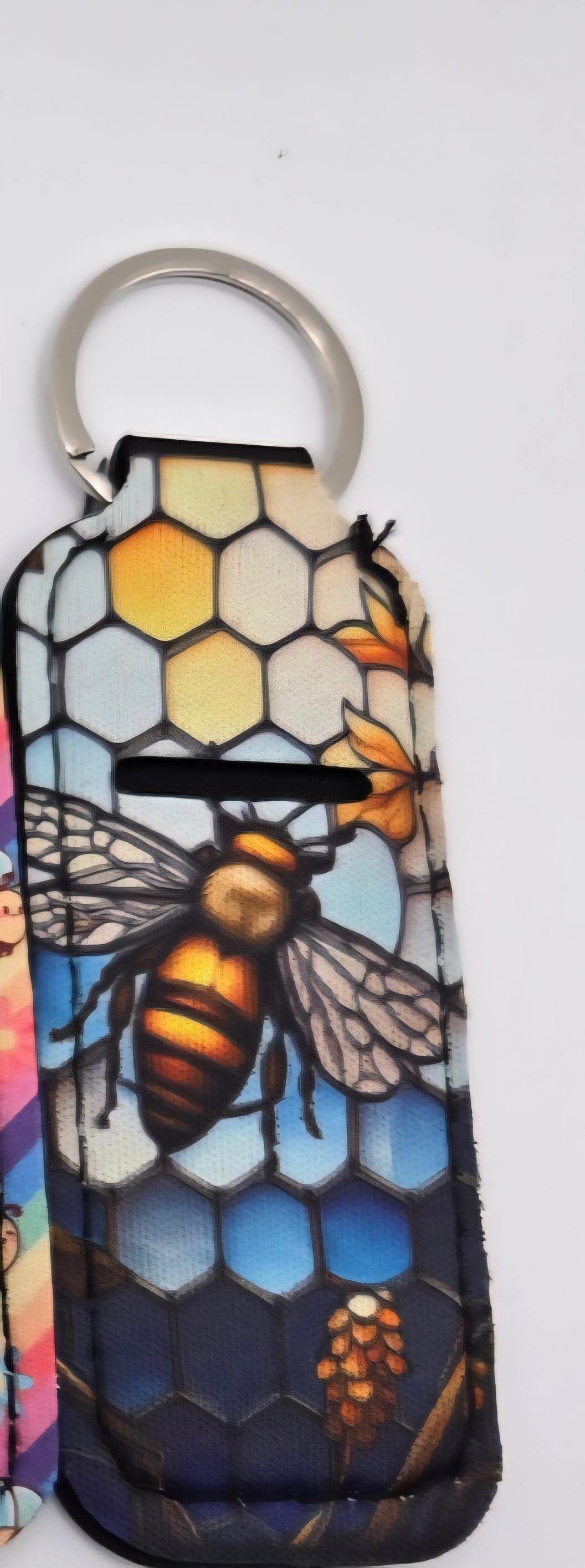 Neoprene Lip Balm Holder #1 Bees