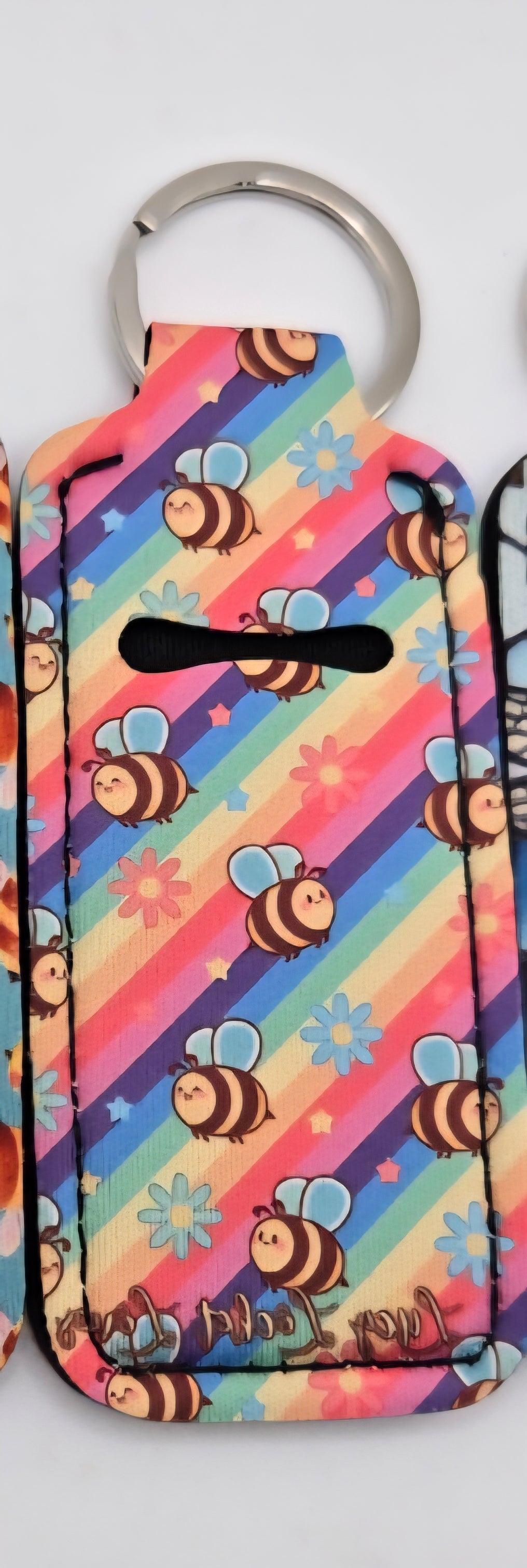 Neoprene Lip Balm Holder #1 Bees