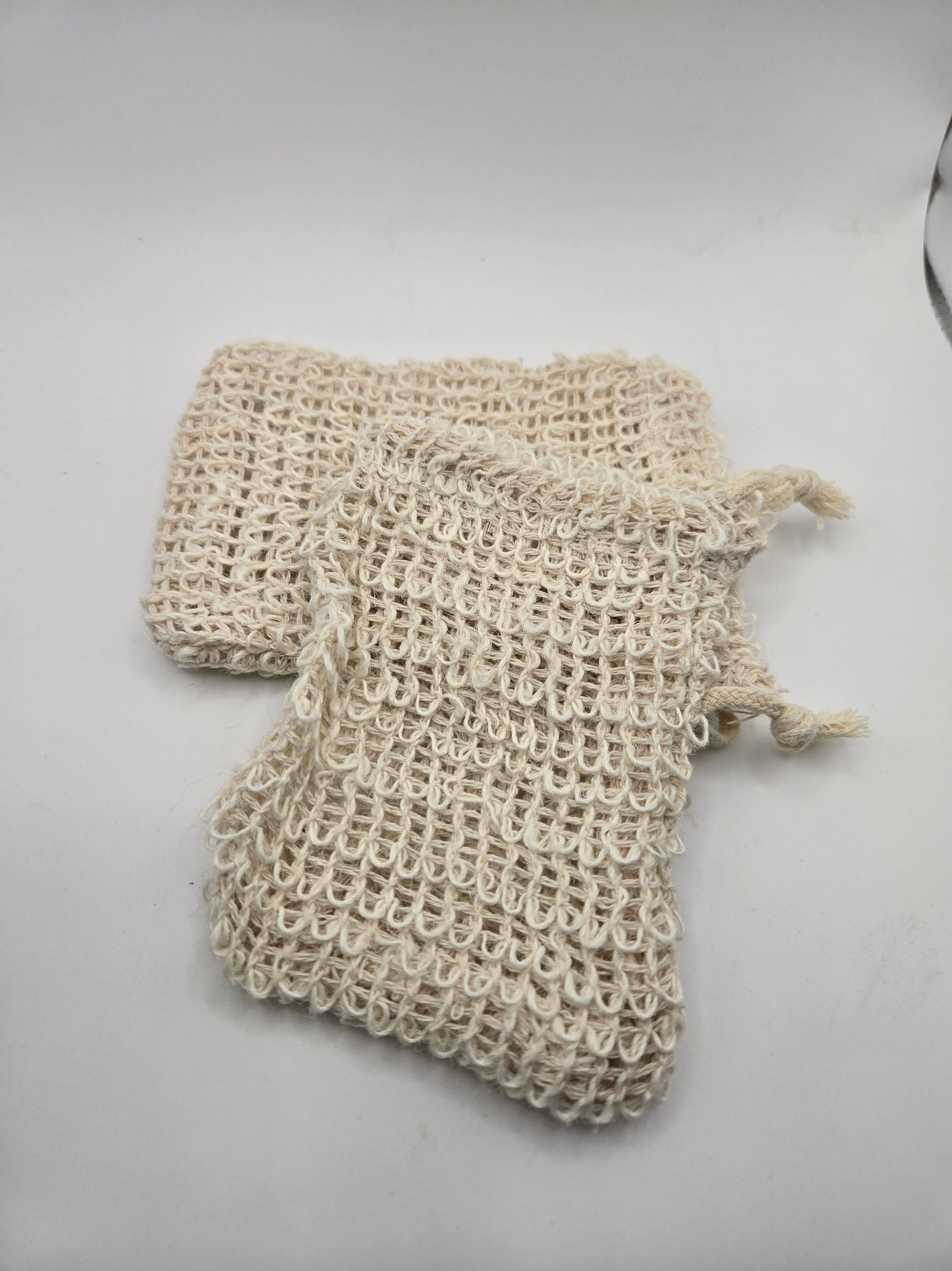 Sisal All Natural Soap Sock with draw string