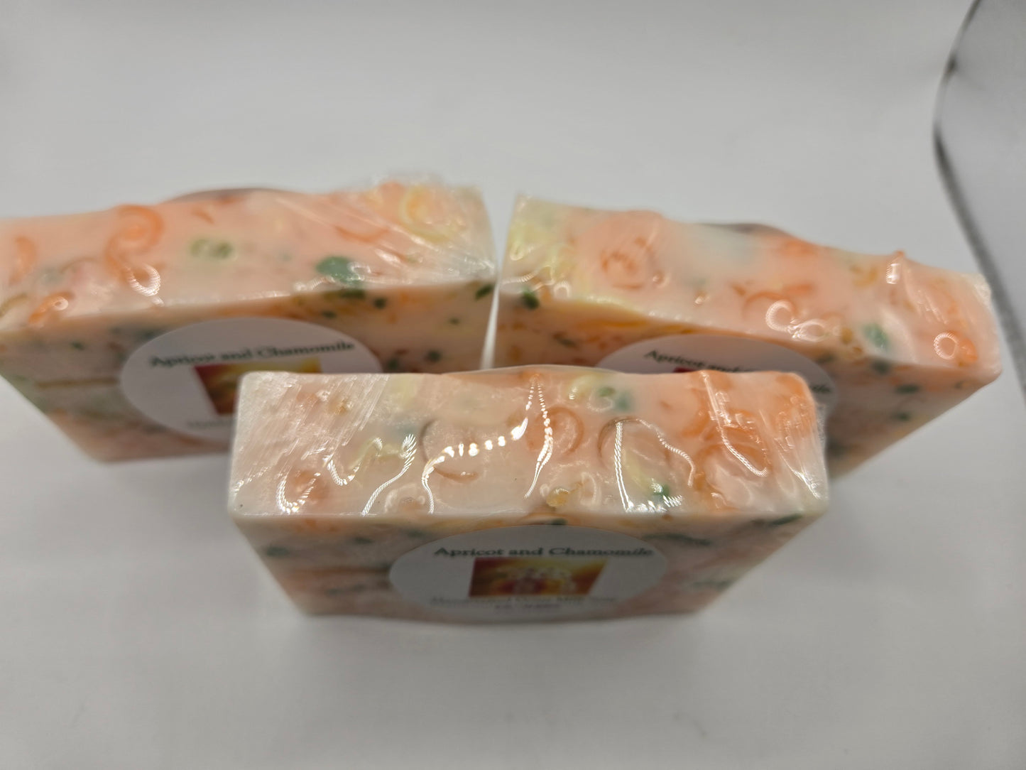Apricot and Chamomile Goats Milk bar of soap