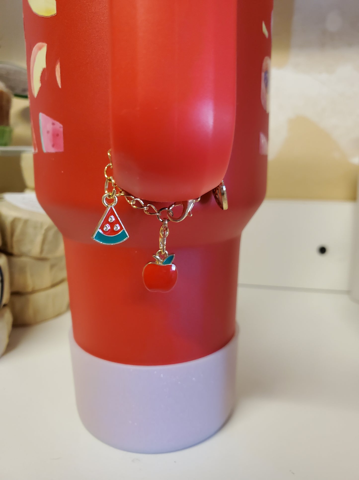 40 oz. Stainless steel double walled tumbler Sangria