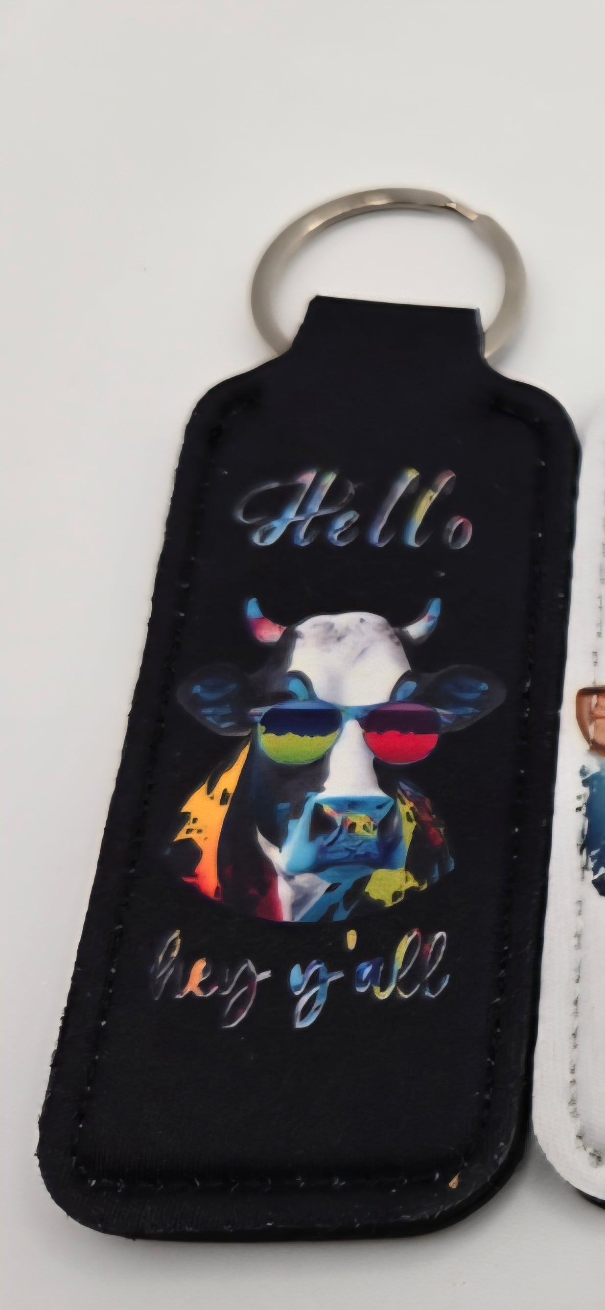 Neoprene Lip Balm Holder Cows