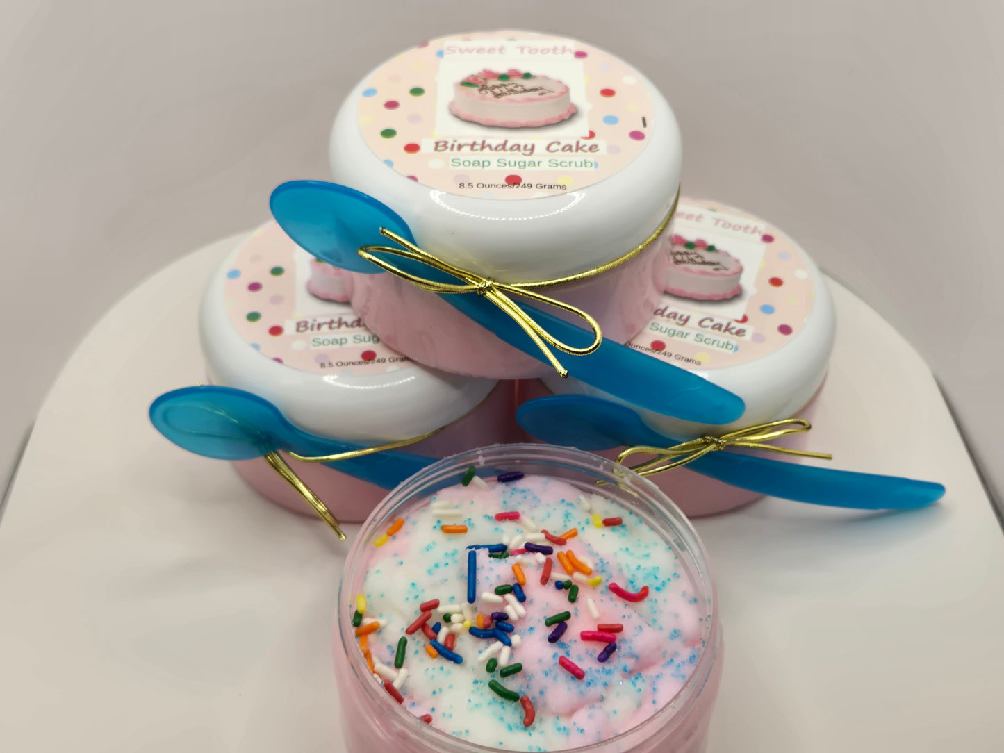 Soap Sugar Scrub Birthday Cake