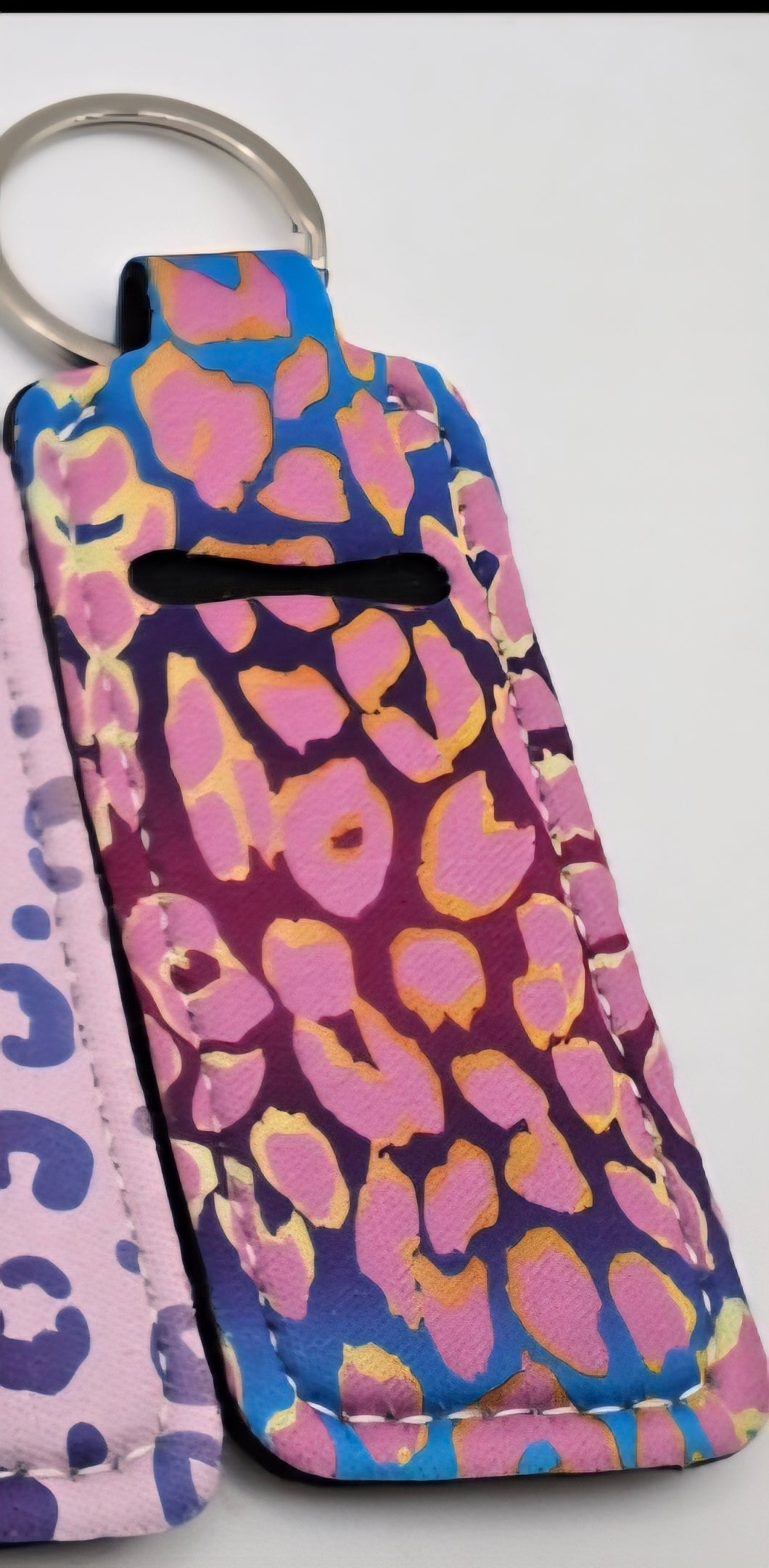 Neoprene Lip Balm Holder Animal Prints
