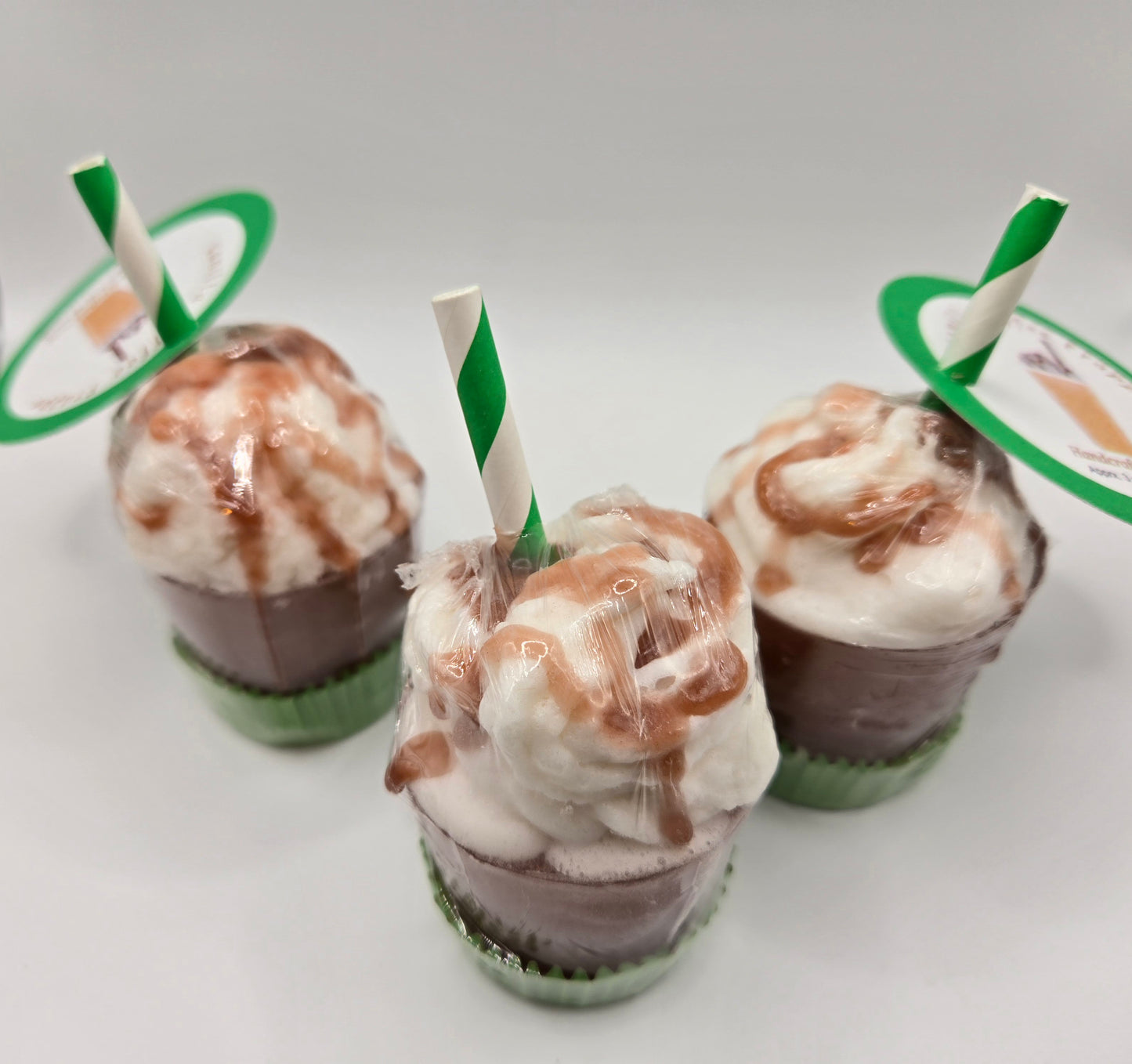 Cappuccino Caramel Coffee Hand Sized Soap Drink