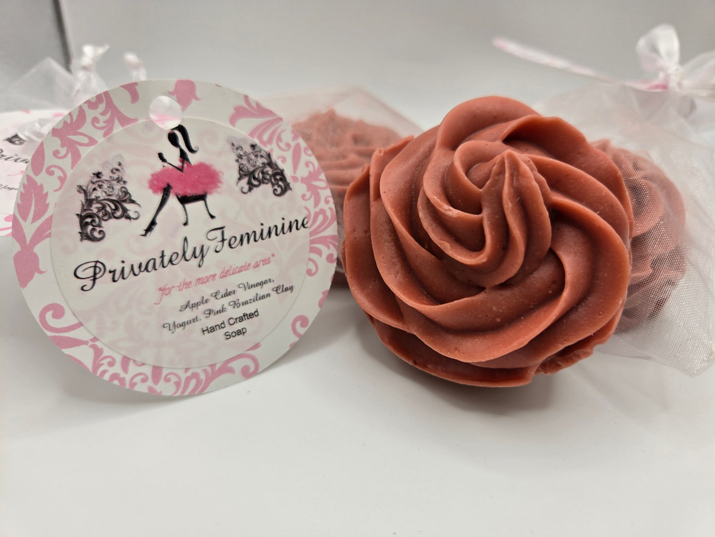 Privately Feminine Rose Clay Soap
