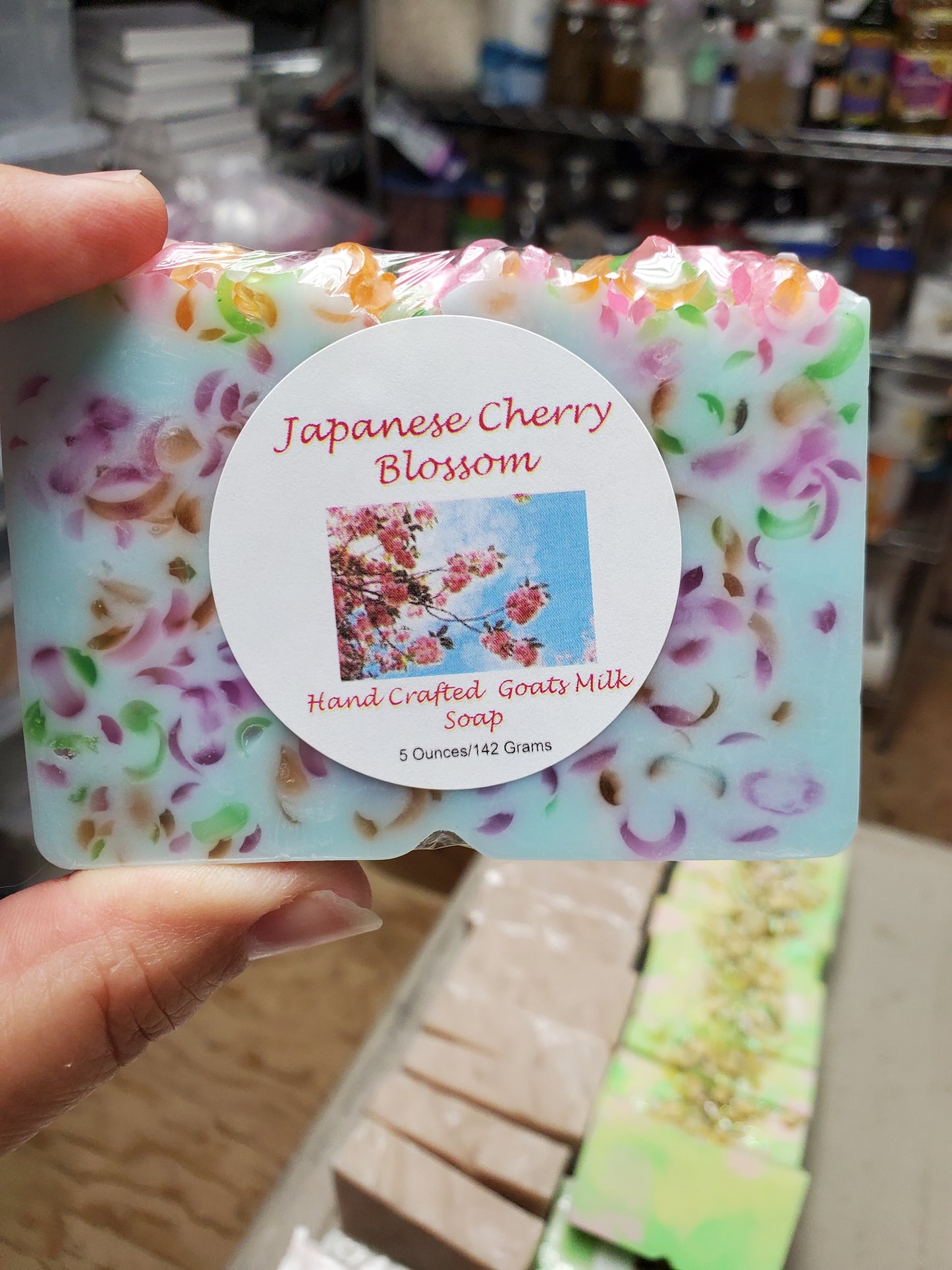 Japanese Cherry Blossom Goats Milk Soap