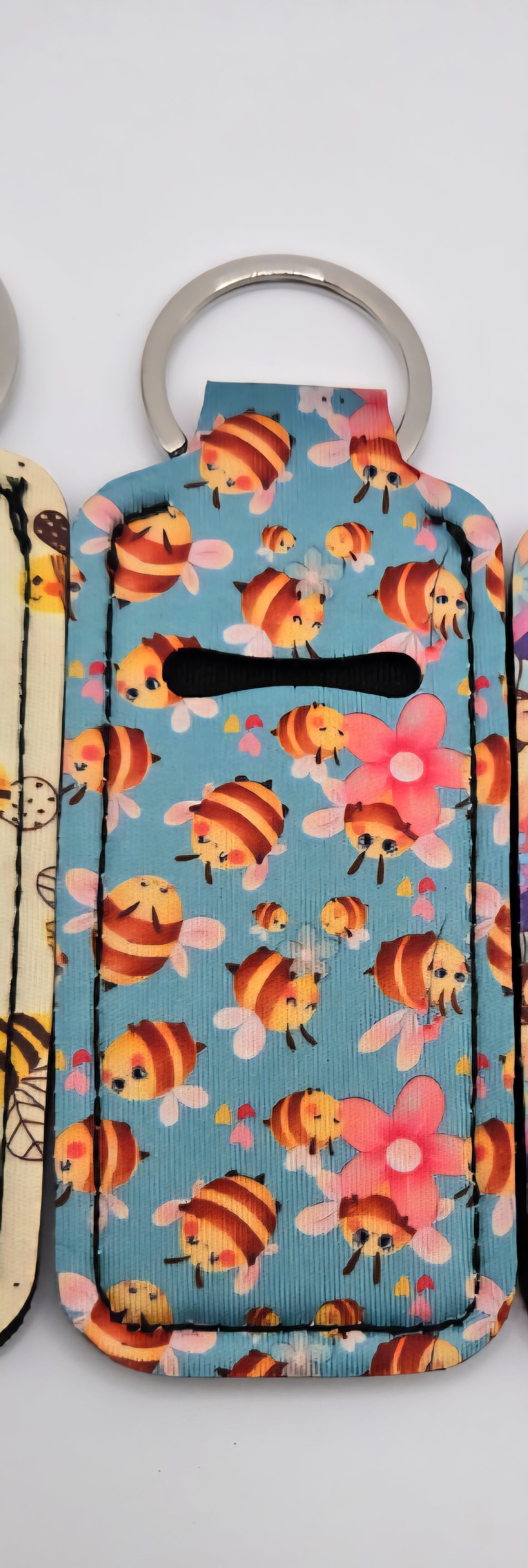 Neoprene Lip Balm Holder #1 Bees