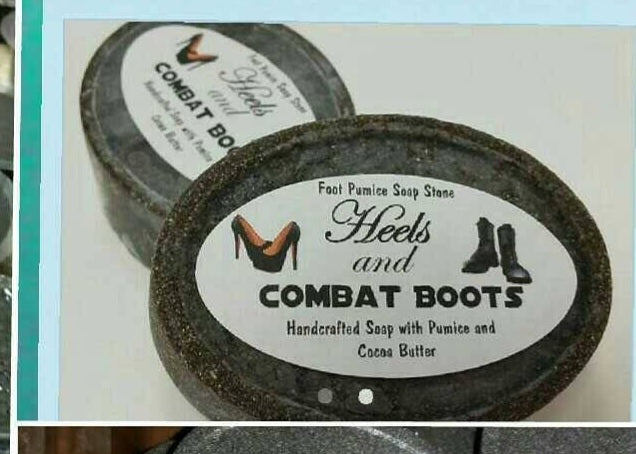 Heels and Combat Boots Pumice Foot Soap