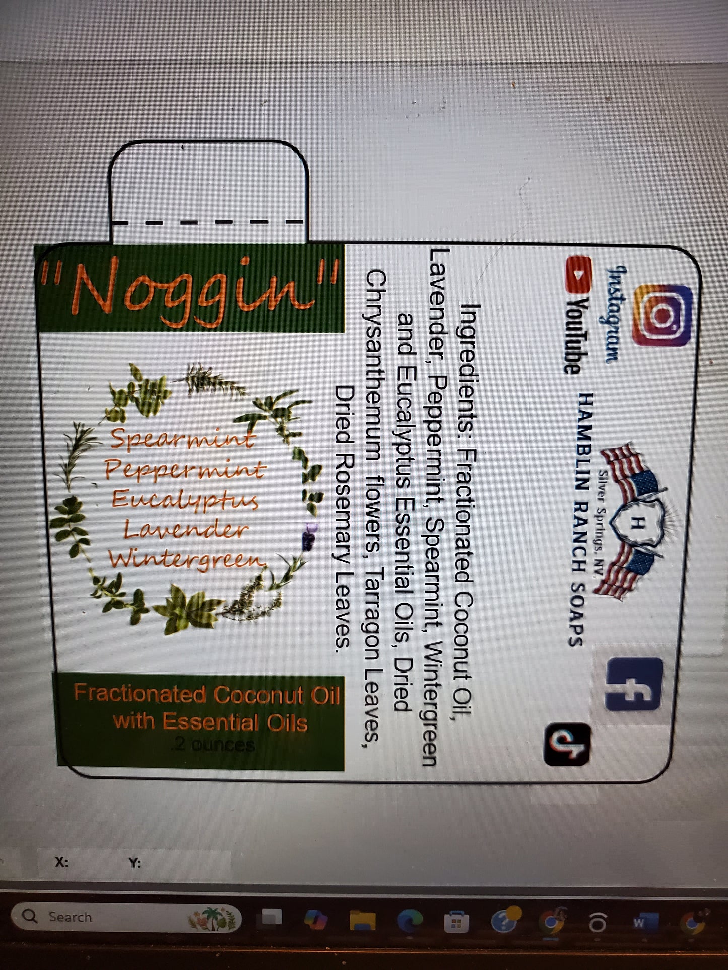 Noggin Essential Oil Roller