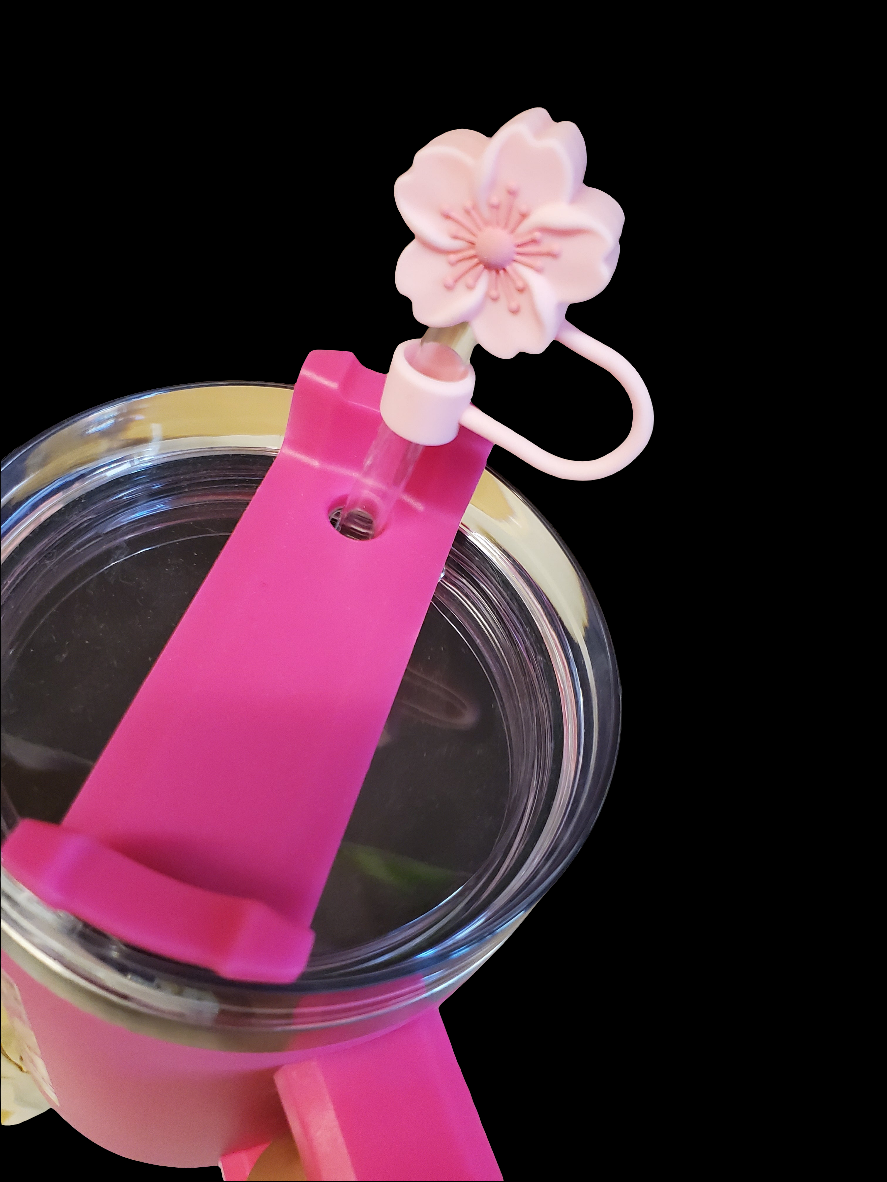 40 0z stainless steel double walled tumbler Pink Floral