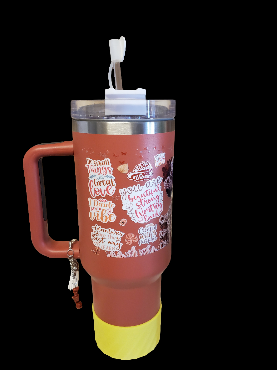 40 0z stainless steel double walled tumbler Women of color