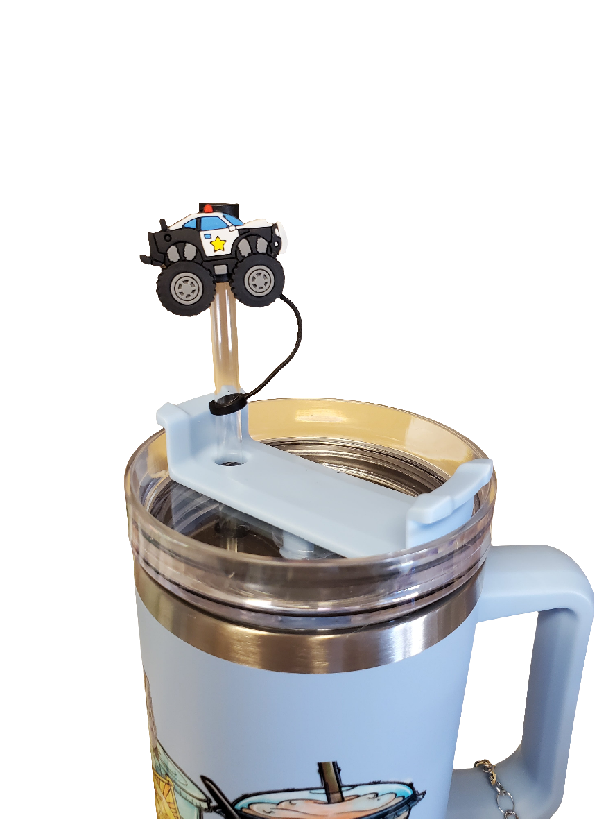 40 0z stainless steel double walled tumbler Deputy Sheriff Blue