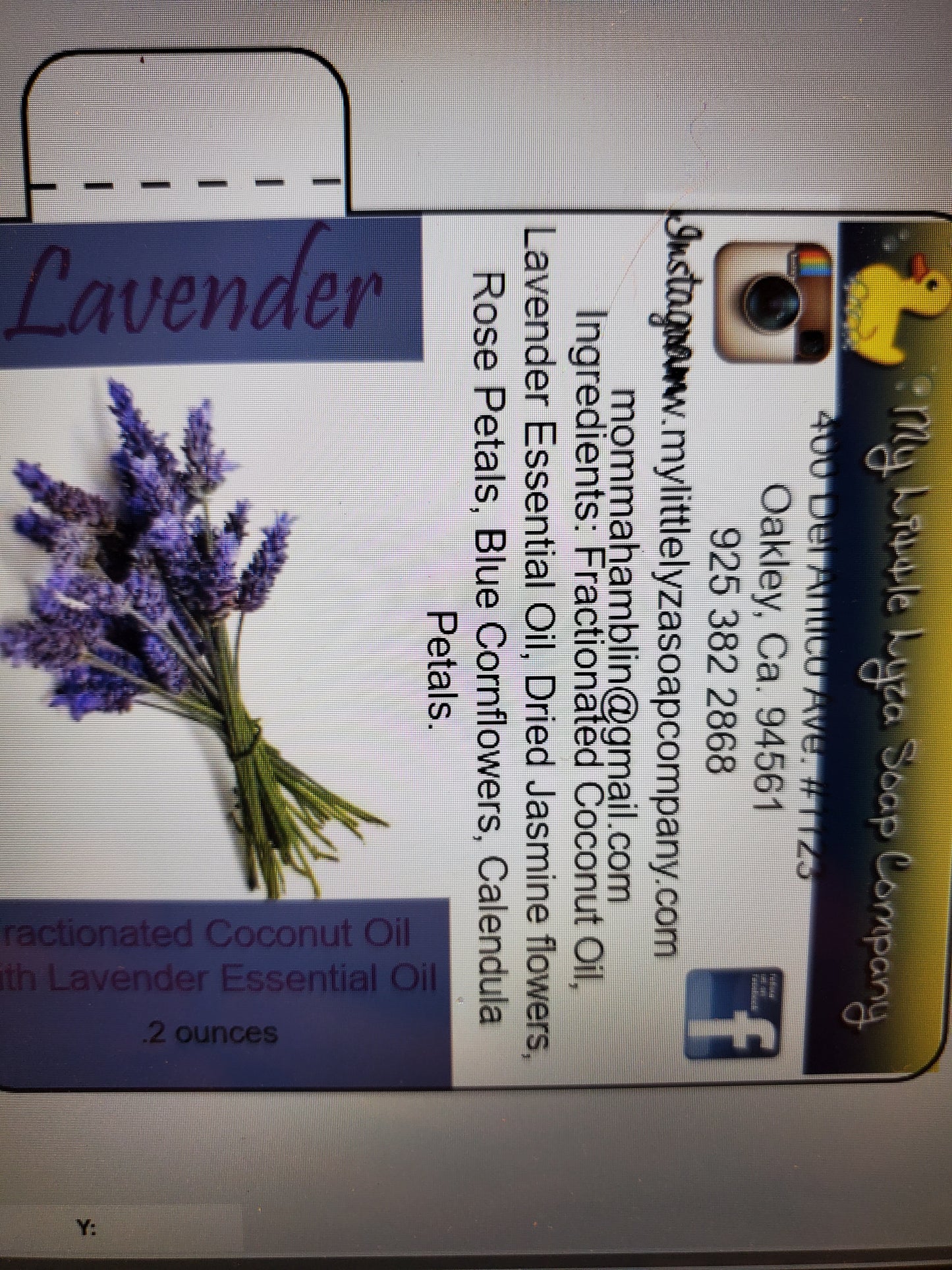 Lavender Essential Oil Rollers