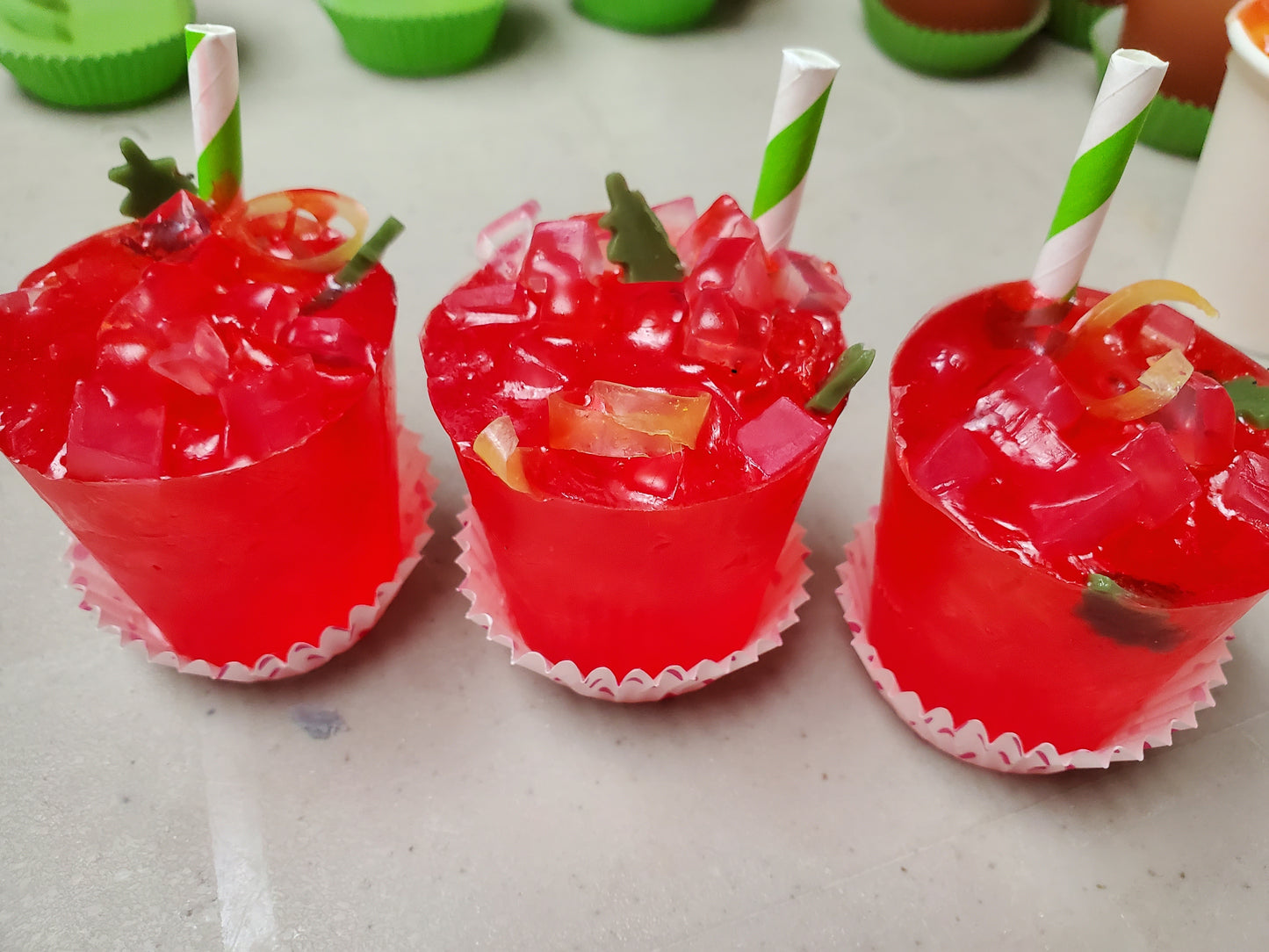 Hibiscus Tea Hand Sized Soap Drink