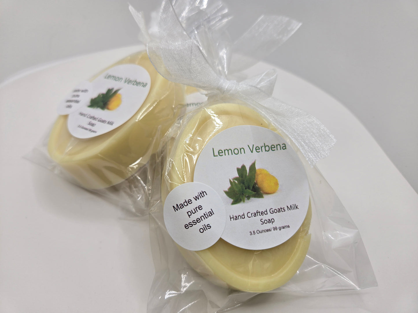 Oval Essential Oil Goats Milk Soap Bars