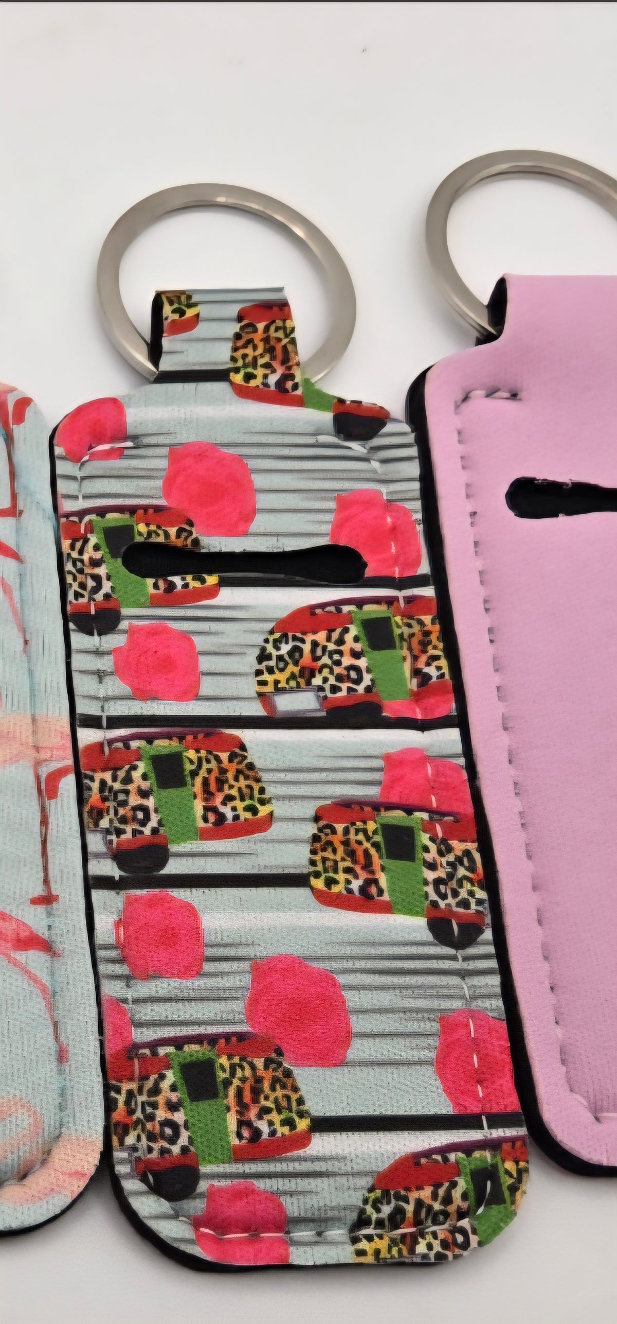 Neoprene Lip Balm Holder Tropical Pineapple Trailer
