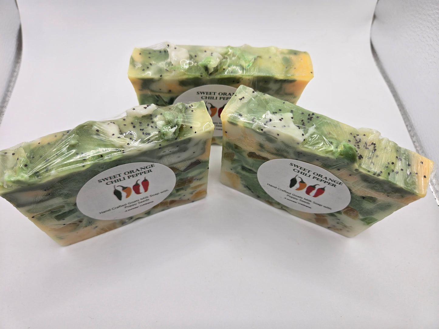 Sweet Chili Pepper Glycerin Goats Milk Soap