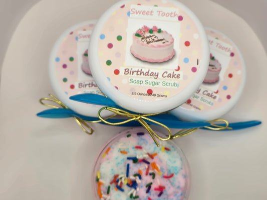 Soap Sugar Scrub Birthday Cake