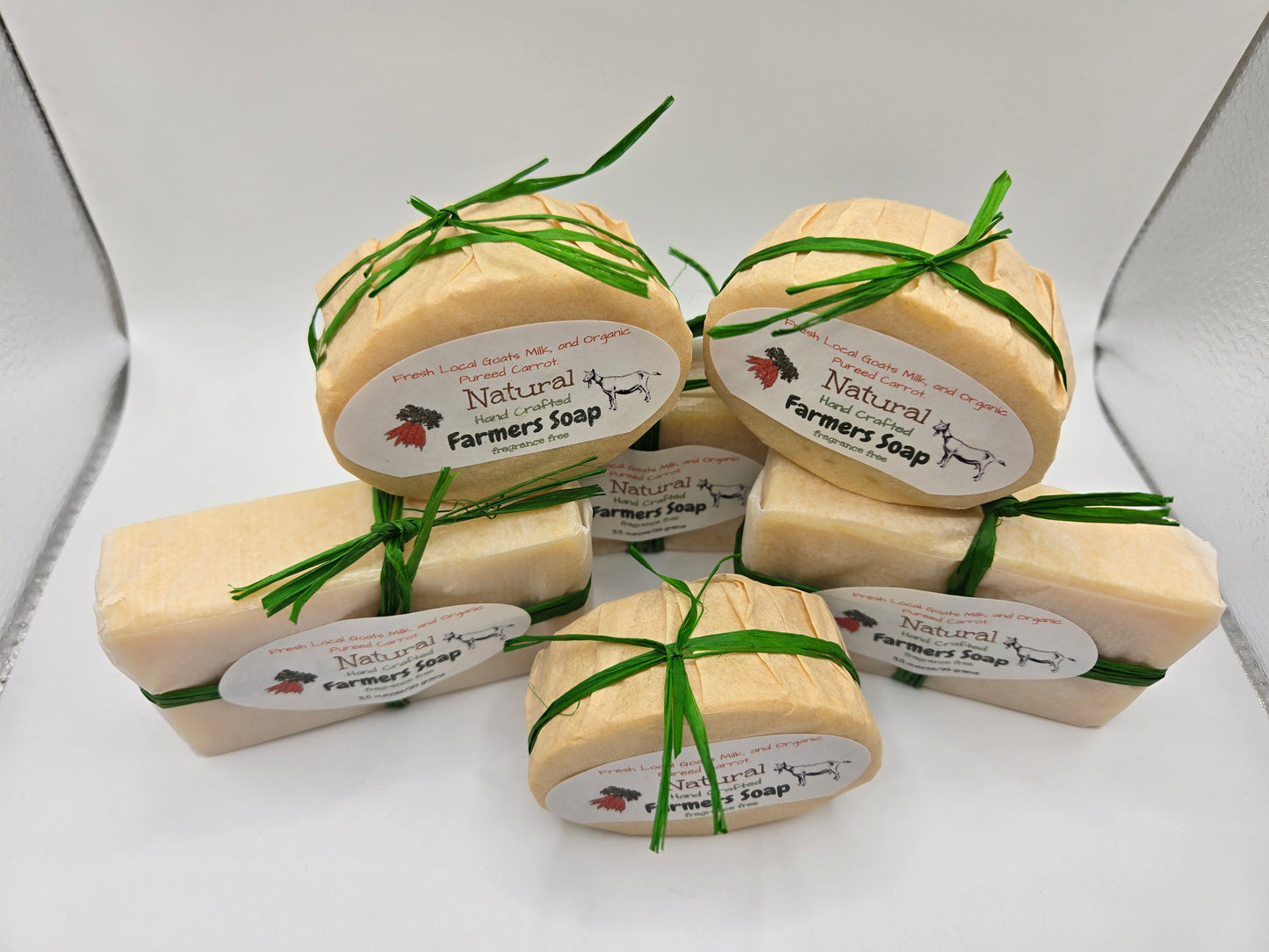 Natural Farmers Soap Goats Milk Carrot Cold Process Soap