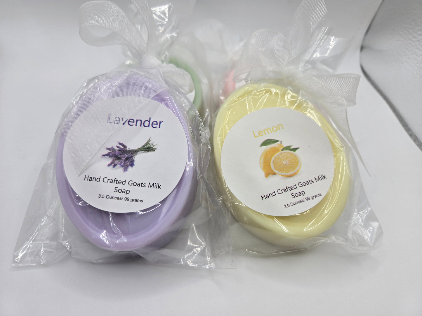 Oval Essential Oil Goats Milk Soap Bars