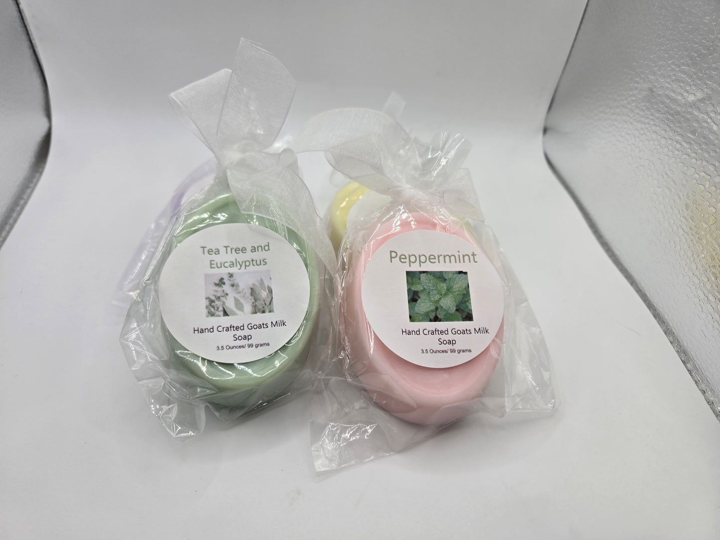 Oval Essential Oil Goats Milk Soap Bars