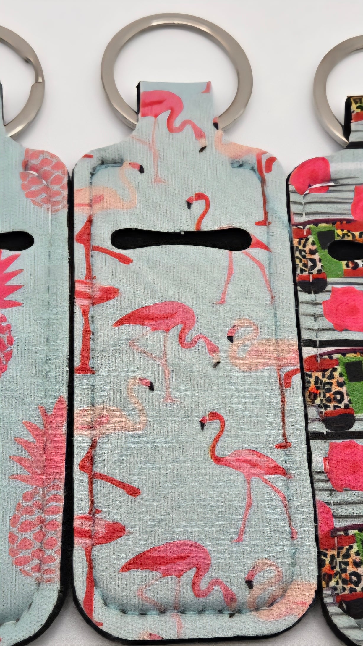 Neoprene Lip Balm Holder Tropical Pineapple Trailer