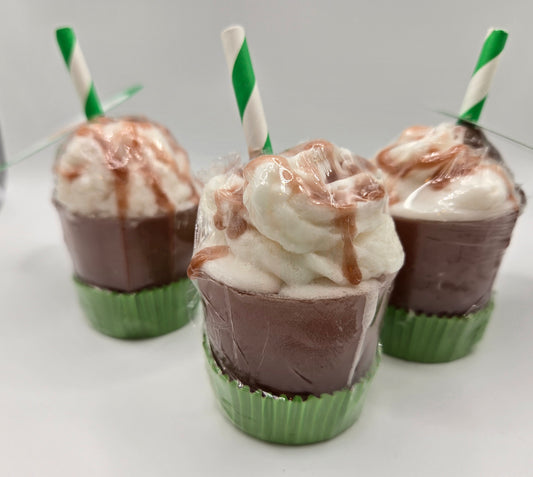 Cappuccino Caramel Coffee Hand Sized Soap Drink